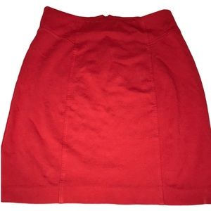 Thalian Red Skirt Size 6